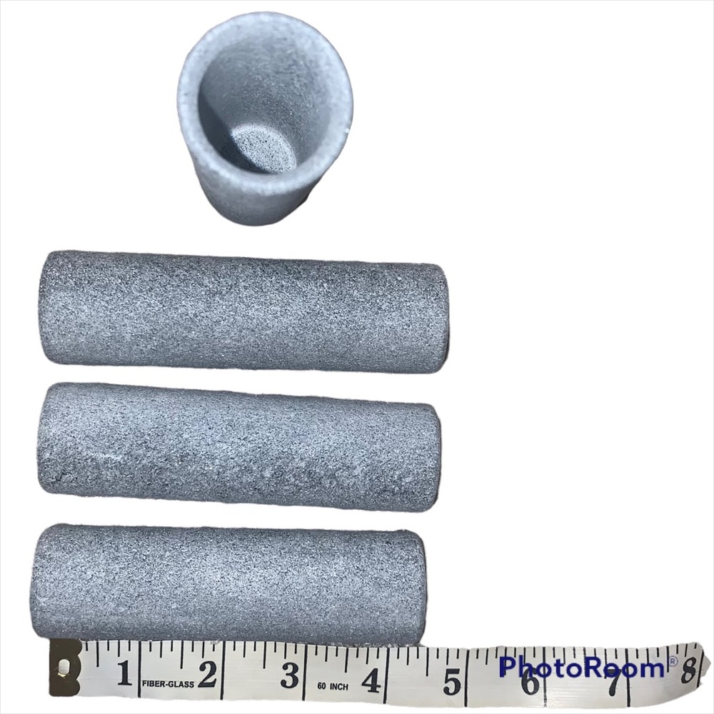 4 PACK Modern Stone Shooter Shotglass Set NIB Minimalist    mid Century Hukka